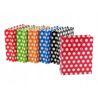 TORBA W KROPKI; 12/660, Torby ozdobne, Art. dekoracyjne i prezentowe