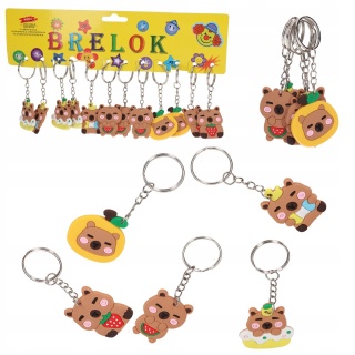 BRELOK KAPIBARA ZA KPL (200), Breloki, Zabawki