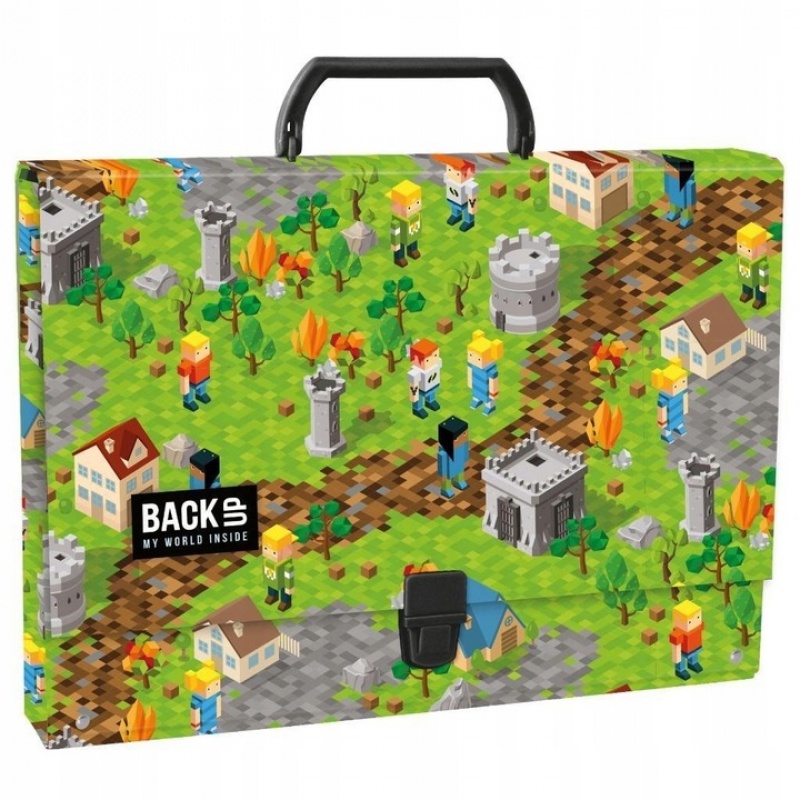 TECZKA TWARDA Z RĄCZKĄ BACKUP 7 A 61 GAME, Teczki przestrzenne, Organizacja dokumentów