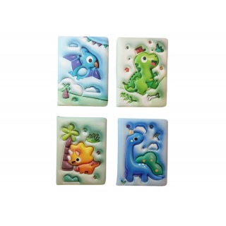 NOTES B-6 3D LT36977 DINO 13x17,5, Notesy szkolne, Zeszyty i bloki