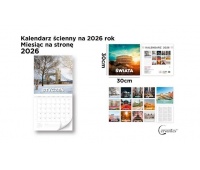 Kalendarz ścienny 2026 krajobraz 30x30cm., Ścienne, Kalendarze