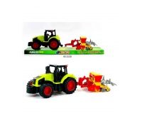 TRAKTOR Z MASZYNKĄ SIEWNIK 0594, Pojazdy, Zabawki