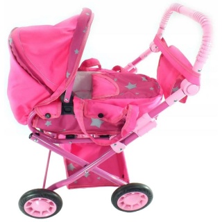 WÓZEK SPACEROWY52CM. 5360, Akcesoria dla lalek, Zabawki