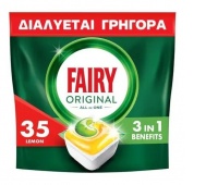 FAIRY TABLETKI DO ZMYW.All In One 35szt.LEMON, Środki czyszczące, Art. higieniczne i dozowniki
