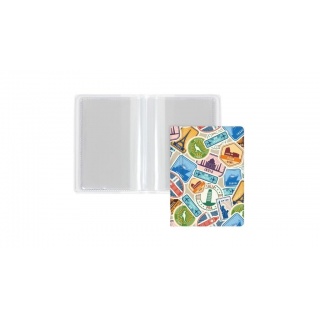 OKŁADKA NA DOKUMENTY MINI NADRUK TRAVEL /10/, Okładki i dodatki, Zeszyty i bloki