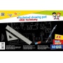 Technical block GIMBOO, A4, 10 scheets, 150gsm, black