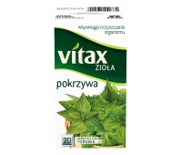 Herbata VITAX, ziołowa, pokrzywa, 20 torebek, Herbaty, Artykuły spożywcze