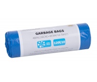Garbage bags DONAU HOME, for segregation, paper (LDPE), 120l, 10 pcs, blue