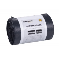 Garbage bags DONAU HOME, strong (LDPE), 35l, 50 pcs, black