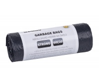 Garbage bags DONAU HOME, strong (LDPE), 60l, 20 pcs, black