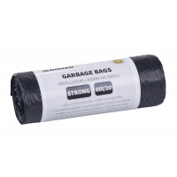 Garbage bags DONAU HOME, strong (LDPE), 60l, 20 pcs, black