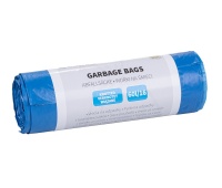 Garbage bags DONAU HOME, tied (LDHD), 60l, 16 pcs, blue