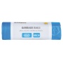 Garbage bags DONAU HOME, tied (LDHD), 60l, 16 pcs, blue