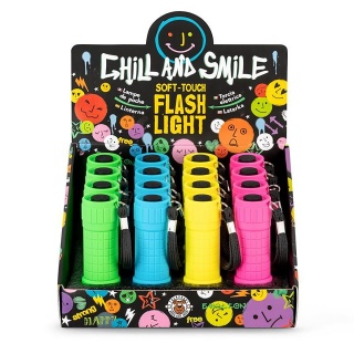 Latarka TRENDHAUS Chile & Smile, 7-ledowa, mix kolorów, Gry i zabawki, Gadżety