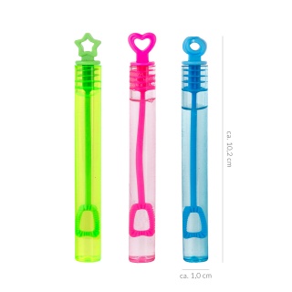Zestaw niepękających baniek mydlanych TRENDHAUS Birthday FUN, 3 x 4ml, mix kolorów, Gry i zabawki, Gadżety