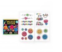 Tatuaże TRENDHAUS Chile & Smile, brokatowe, 20szt., mix kolorów, Gry i zabawki, Gadżety