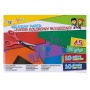 Zeszyt papierów kolorowych błyszczących GIMBOO, A5, 10 kartek, 80gsm, mix kolorów, Papiery specjalne, Papier i etykiety