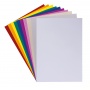 Zeszyt papierów kolorowych błyszczących GIMBOO, A5, 10 kartek, 80gsm, mix kolorów, Papiery specjalne, Papier i etykiety