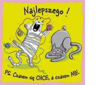 KARNET KW KOTKI PSOTKI, Karnety, kartki okolicznościowe, Art. dekoracyjne i prezentowe