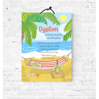 DYPLOM Emerytura, Karnety, kartki okolicznościowe, Art. dekoracyjne i prezentowe