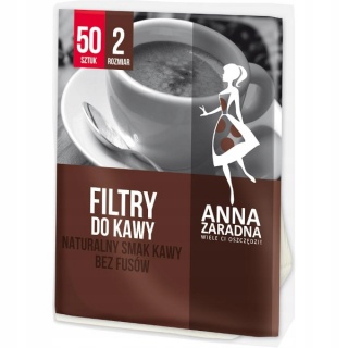 FILTRY DO KAWY ROZM. 2 50szt.AZ, Akcesoria, Art. spożywcze