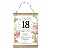 DYPLOM OKOLICZNOŚCIOWY "18" UR07-18, Upominki, Art. dekoracyjne i prezentowe