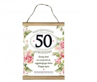 DYPLOM OKOLICZNOŚCIOWY "50" UR07-50, Upominki, Art. dekoracyjne i prezentowe