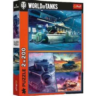 PUZZLE "2x200 - Pancerna misja" / WA, 2w1, Puzzle
