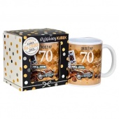 KUBEK OKOLICZNOŚCIOWY BRĄZOWE AUTO "70" UR14-70
