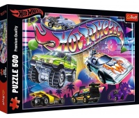 PUZZLE "500 - Hot Wheels: Lata 80-te