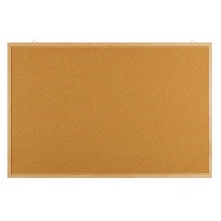 Cork board BASIC, 40x30cm, wood frame