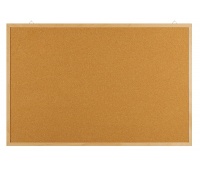 Tablica korkowa BASIC, 120x90cm, rama drewniana, Tablice korkowe, Prezentacja