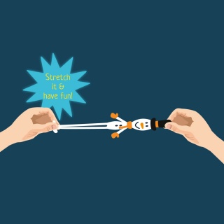 Rozciągliwi przyjaciele TRENDHAUS MM, bałwanki, 2 szt., mix kolor&oacute;w, Gry i zabawki, Gadżety