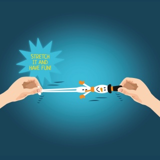 Rozciągliwi przyjaciele TRENDHAUS MM, bałwanki, 2 szt., mix kolor&oacute;w, Gry i zabawki, Gadżety