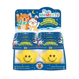 Gniotek gwiazdka TRENDHAUS MM, ż&oacute;łta, Gry i zabawki, Gadżety