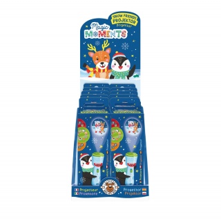 Projektor z zimowymi obrazkami TRENDHAUS MM SF, mix kolor&oacute;w, Gry i zabawki, Gadżety
