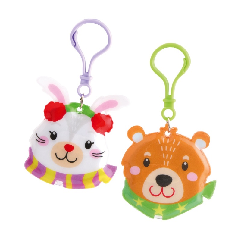 Latarka LED z karabińczykiem TRENDHAUS MM SF, mix kolor&oacute;w, Gry i zabawki, Gadżety