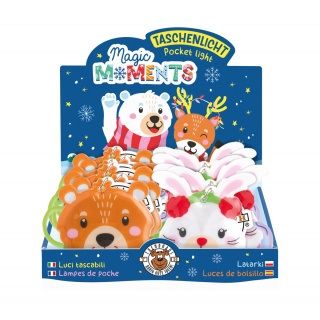 Latarka LED z karabińczykiem TRENDHAUS MM SF, mix kolor&oacute;w, Gry i zabawki, Gadżety