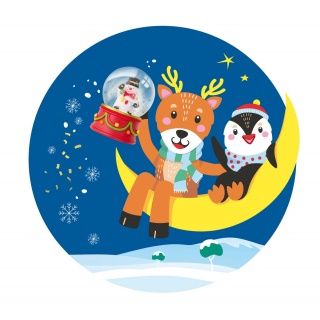 Brokatowa kula śnieżna TRENDHAUS MM SF, mix kolor&oacute;w, Gry i zabawki, Gadżety