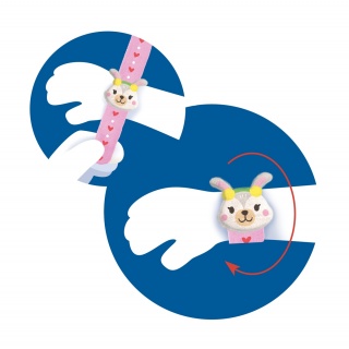 Pluszowa bransoletka zwijana TRENDHAUS MM SF, mix kolor&oacute;w, Gry i zabawki, Gadżety