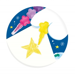 Przekładane kredki TRENDHAUS MM SF, zestaw 3 szt., mix kolor&oacute;w, Gry i zabawki, Gadżety