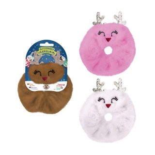 Gumka do włos&oacute;w TRENDHAUS MM SF, renifer, mix kolor&oacute;w, Gry i zabawki, Gadżety