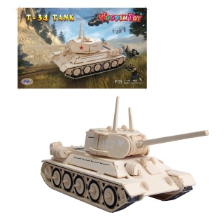 SKŁADANKA CZOŁG T-34, Kreatywne, Zabawki