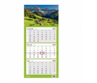 Kalendarz 2026 Trójdzielny Góry Dolomity, Ścienne, Kalendarze