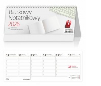 Kalendarz 2026 Biurkowy Notatnikowy