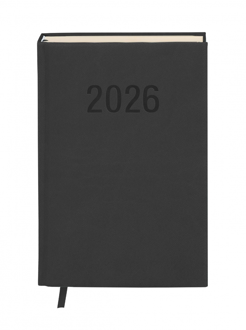 KALENDARZ A5 COLORFIX DNS CZARNY 2026, Dzienne, Kalendarze