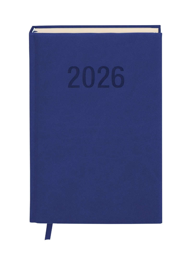 KALENDARZ A5 COLORFIX DNS GRANATOWY 2026, Dzienne, Kalendarze