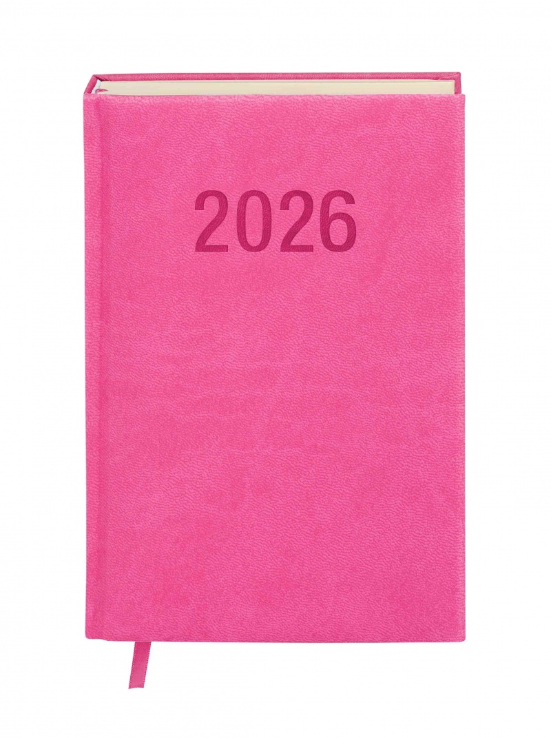 KALENDARZ A5 COLORFIX DNS RÓŻOWY 2026, Dzienne, Kalendarze