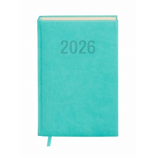KALENDARZ A5 COLORFIX DNS TURKUSOWY 2026, Dzienne, Kalendarze