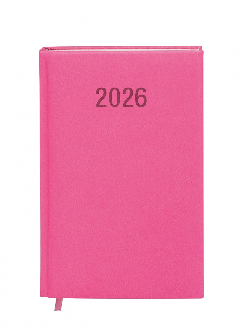 KALENDARZ A6 COLORFIX TDW RÓŻOWY 2026, Tygodniowe, Kalendarze